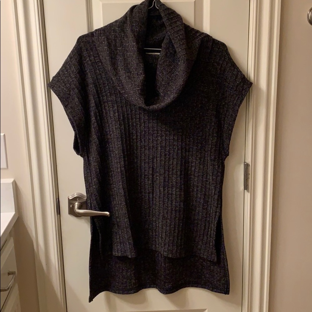 Black Cowl Neck Tunic.  Size Small. (Runs Big).